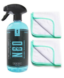 Wizard of Gloss Neo Glasreiniger 750ml + 2x Waffeltuch