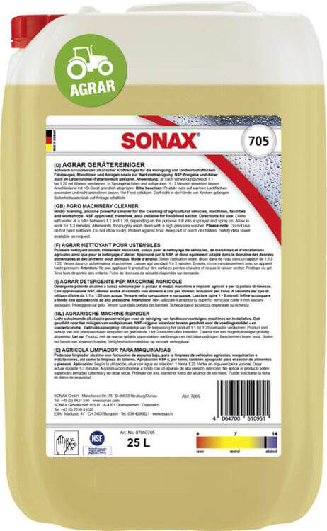 Sonax Agrar GeräteReiniger 25L