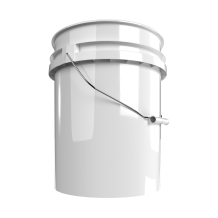 Magic Bucket 5 Gallonen unbedruckt Weiß