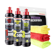 Menzerna Politur Set inkl. 3x Mikrofasertuch