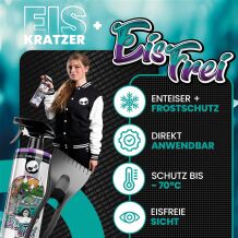 Nuke Guys EisFrei Sets 1x 1L Scheibenenteiser + Eiskratzer Klein