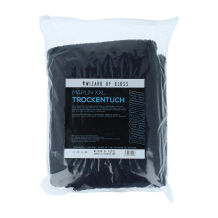 Wizard of Gloss Black Marlin Edgeless Drying Towel 1400GSM 50x80cm
