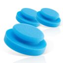 Handpolierschwamm - medium cut foam, Ø 130/50mm, 3er Pack