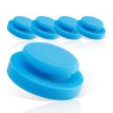Handpolierschwamm - medium cut foam, Ø 130/50mm, 5er Pack