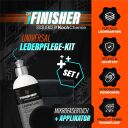 THE FINISHER LeatherLock 500ml + Auftragsschwamm + Mikrofasertuch