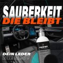 THE FINISHER LeatherLock 500ml + Auftragsschwamm + Mikrofasertuch