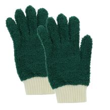 Wizard of Gloss Detailing Finger Mitts Green - 2 Waschhandschuhe (1 Paar)