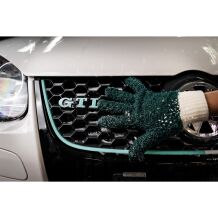 Wizard of Gloss Detailing Finger Mitts Green - 2 Waschhandschuhe (1 Paar)