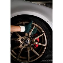 Wizard of Gloss Detailing Finger Mitts Green - 2 Waschhandschuhe (1 Paar)