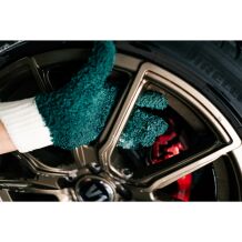 Wizard of Gloss Detailing Finger Mitts Blue - 2 Waschhandschuhe (1 Paar)