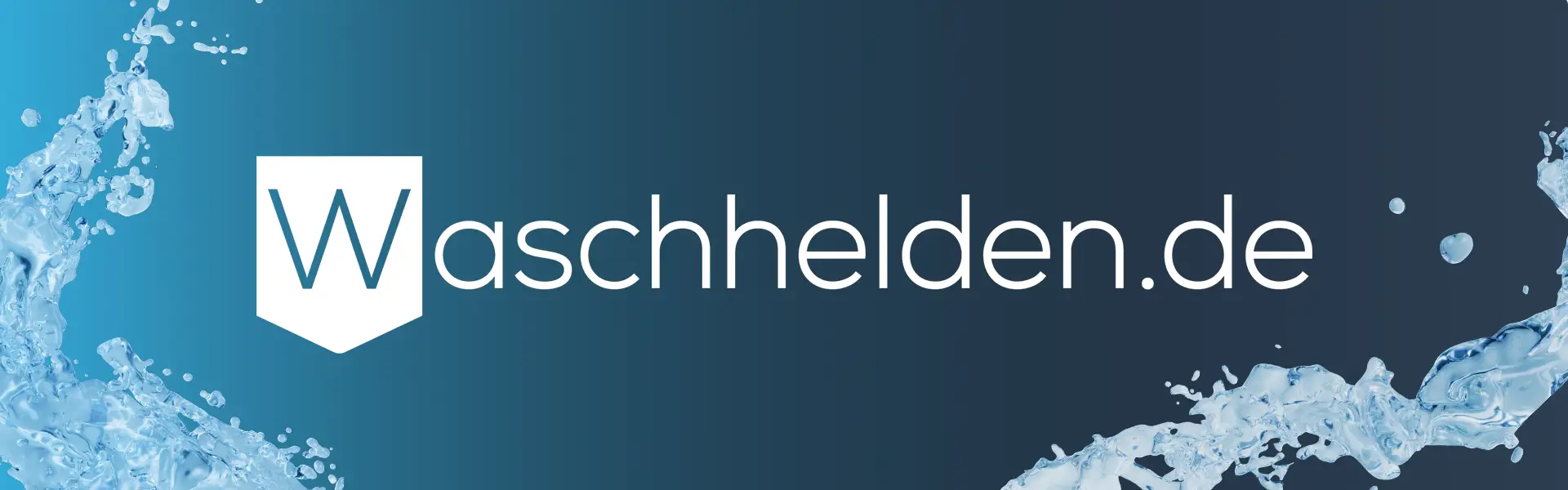 Waschhelden Banner